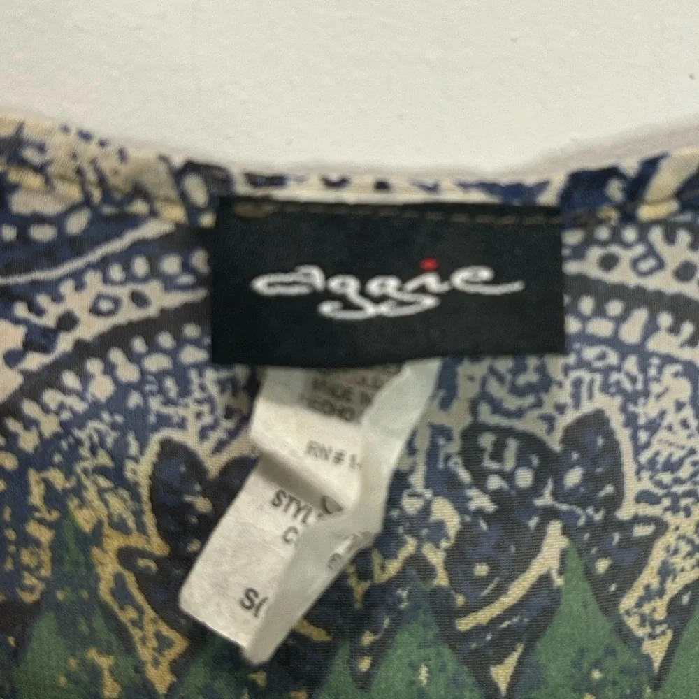 Aggie Multicolor Patterned Kimono Size Small - Picture 4 of 5